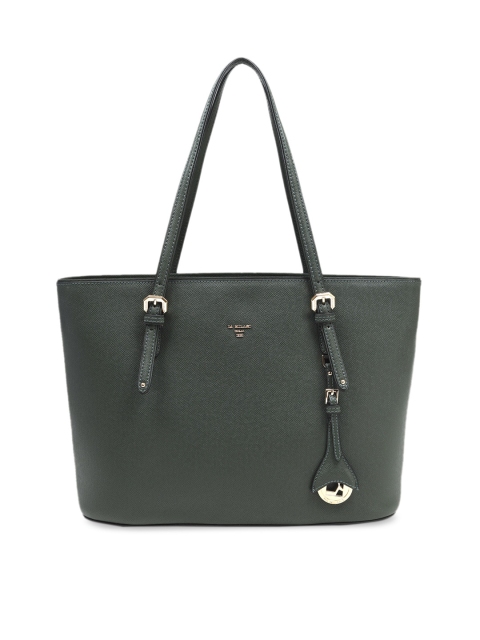 

Da Milano Green Solid Shoulder Bag