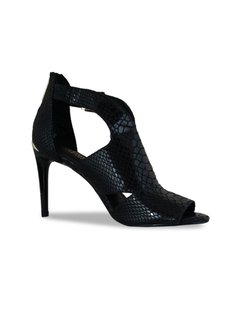 

Kenneth Cole Women Black & Green Textured Stilettos