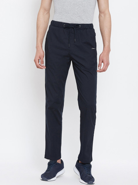 

Octave Men Navy Blue Solid Slim Fit Track Pants