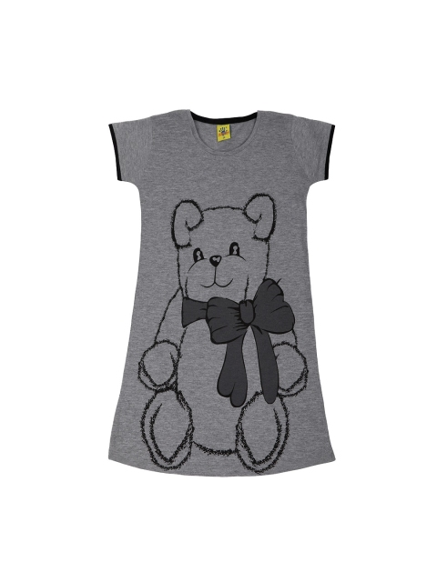 

Punkster Grey Printed Nightdress