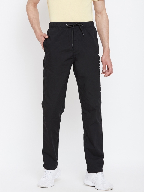 

Octave Men Black Solid Slim Fit Track Pants