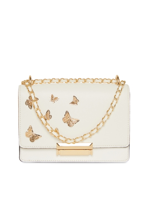 

ALDO White Embellished Sling Bag