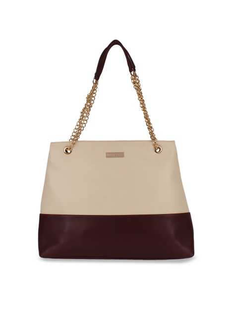 

Berrypeckers Beige & Brown Colourblocked Shoulder Bag