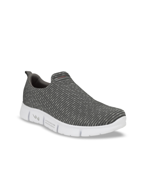 

Campus Men Grey Mesh Running Shoes