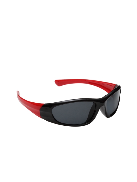 

Stoln Boys Polarised & UV Protected Lens Rectangle Sunglasses SWSL0389, Black