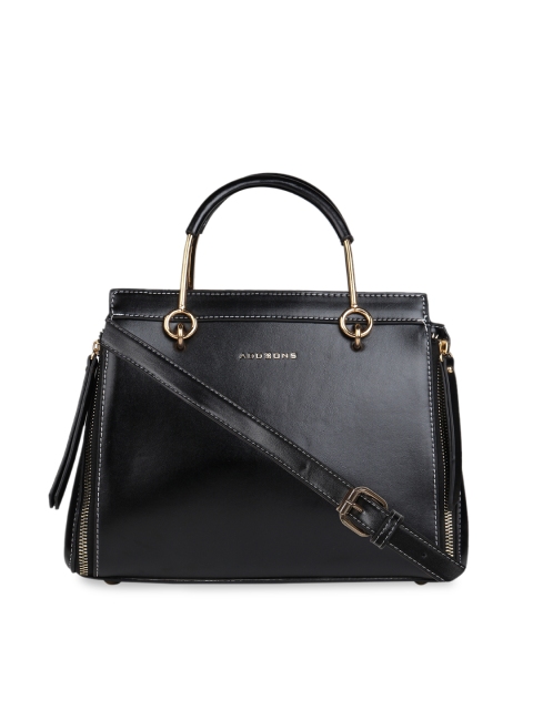 

Addons Black Solid Handheld Bag