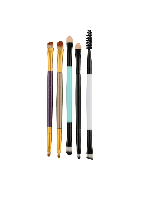 

Rozia Multicoloured Pack Of 5 Double Sided Makeup Brush, Multi