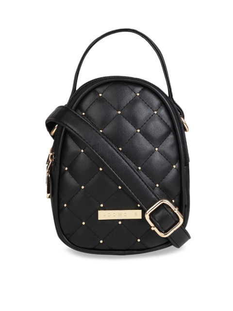 

Addons Black Embellished Sling Bag