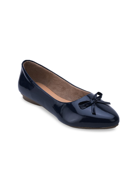 

SALARIO Women Navy Blue Solid Ballerinas