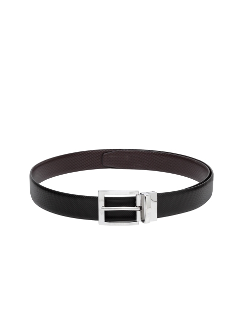 

Apsis Men Black Textured Reversible Belt