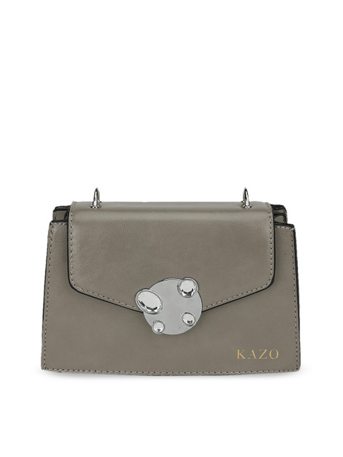 

Kazo Grey Solid Sling Bag