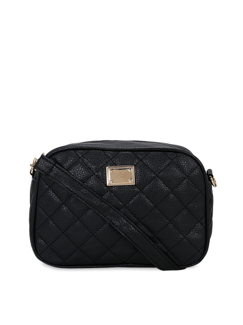

Satchel Bags Black Textured Sling Bag