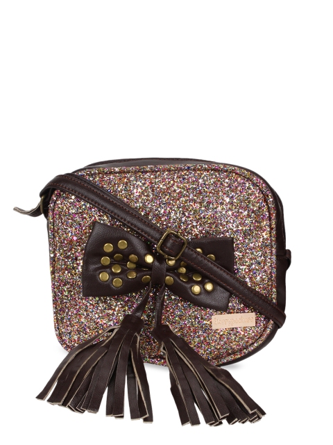 Berrypeckers Multicoloured Embellished Sling Bag, Multi