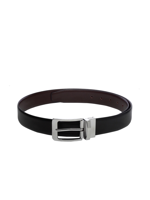 

Apsis Men Black Textured Reversible Belt