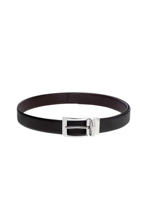 

Apsis Men Black Textured Reversible Belt