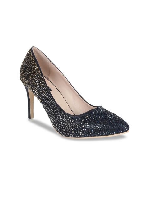 

Sherrif Shoes Women Black Embellished Pumps