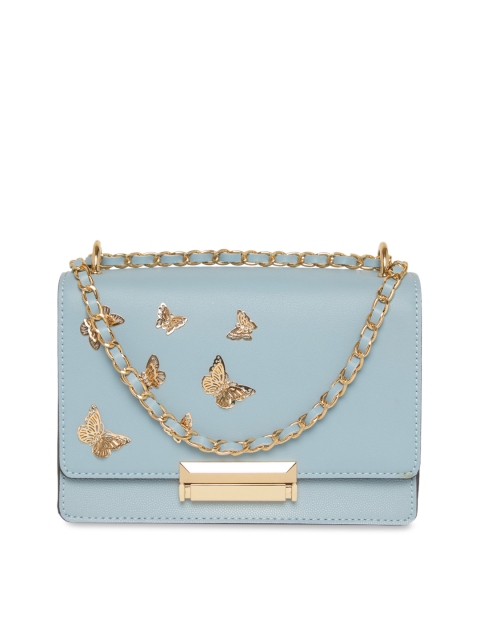 

ALDO Blue Embellished Sling Bag