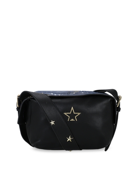 

Satchel Bags Blue Embellished Sling Bag