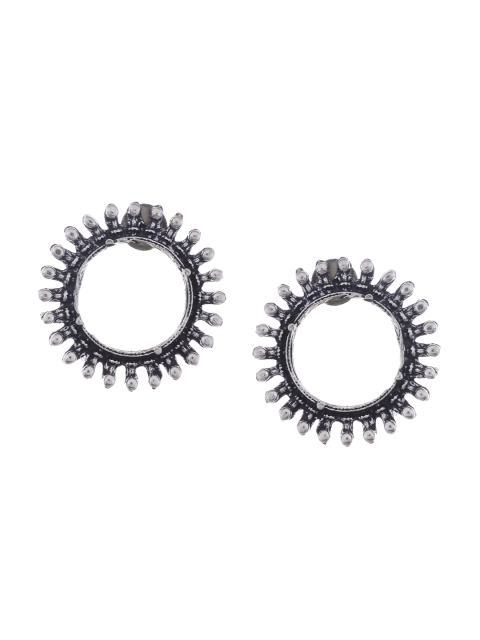 

Silvermerc Designs Silver-Toned Square Studs