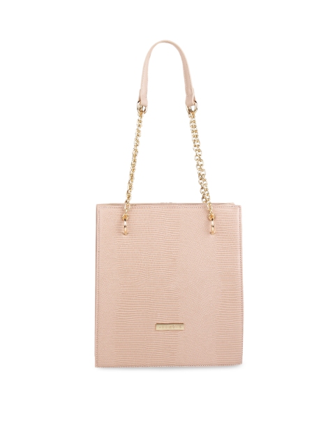 

Addons Nude-Coloured Textured Shoulder Bag