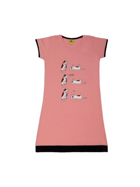 

Punkster Pink Printed Nightdress