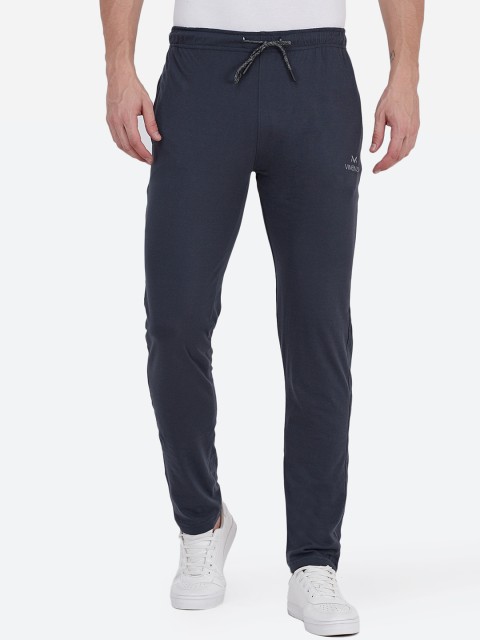

VINENZIA Men Grey Solid Slim Fit Track Pants