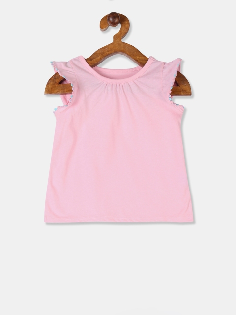 

The Childrens Place Girls Pink Solid Top