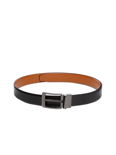

Apsis Men Black Textured Reversible Belt