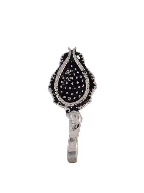 

Silvermerc Designs Oxidised Silver-Plated Clip-On Handcrafted Nosepin