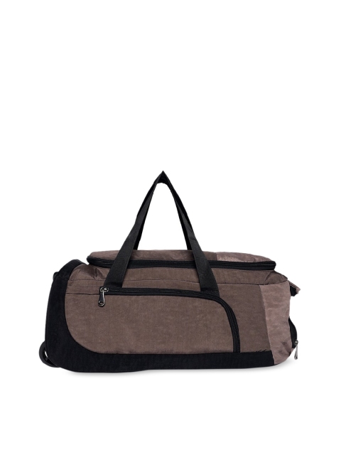 

Bags.R.us Unisex Brown Solid 31.62L Softline Cabin Trolley Bag
