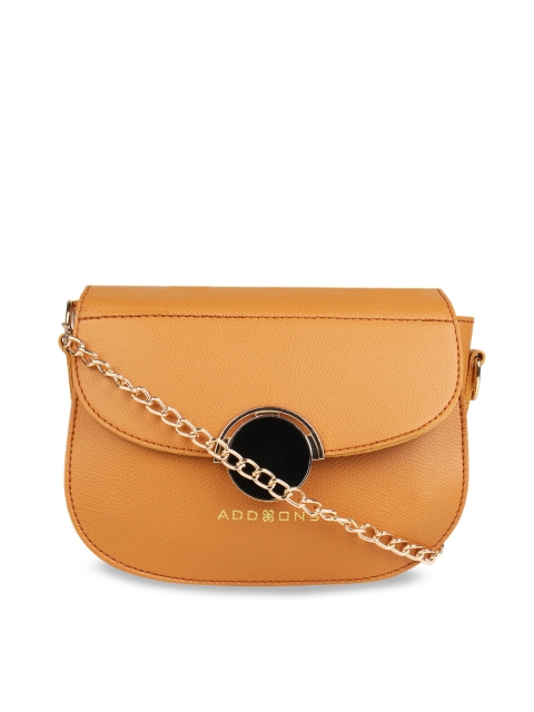 

Addons Tan Brown Solid Sling Bag