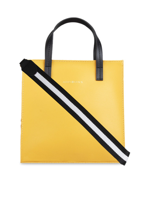 

Addons Yellow Solid Handheld Bag