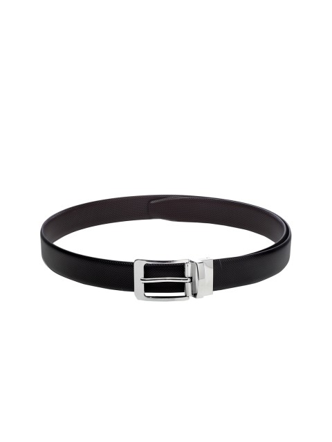 

Apsis Men Black Textured Reversible Belt