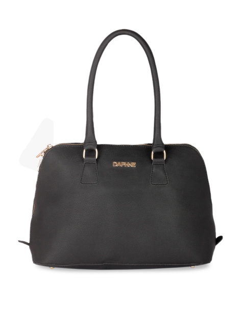 

Daphne Black Solid Handheld Bag