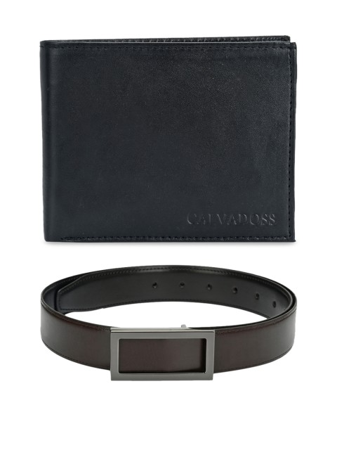

Calvadoss Men Brown & Black Premium Accessory Gift Set