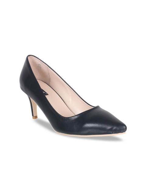 

Sherrif Shoes Women Black Solid Pumps