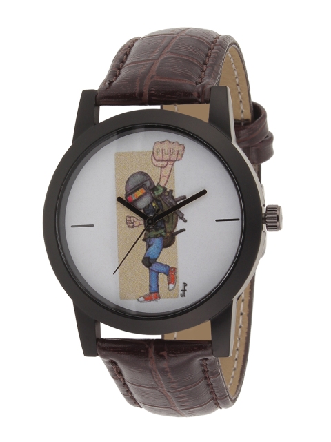 

WM Men White & Beige PUBG Analogue Watch 020sl