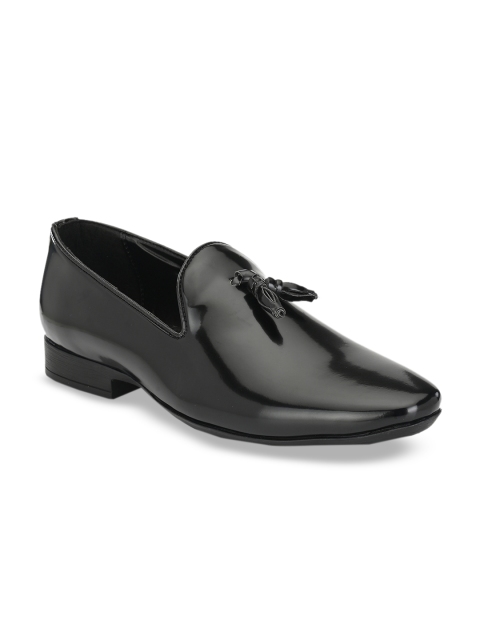 

San Frissco Men Black Solid Formal Slip-Ons
