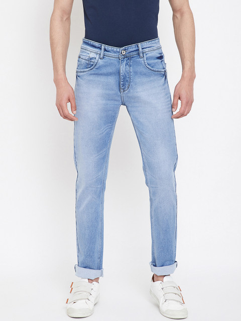 

Octave Men Blue Regular Fit Mid-Rise Clean Look Jeans