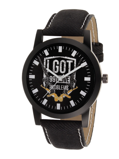 

WM Men Black Analogue Watch PUBG-005sl