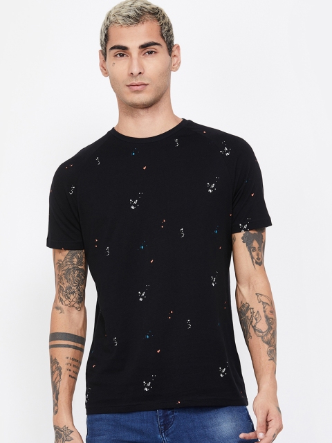 

Fame Forever by Lifestyle Men Black Printed Round Neck T-shirt