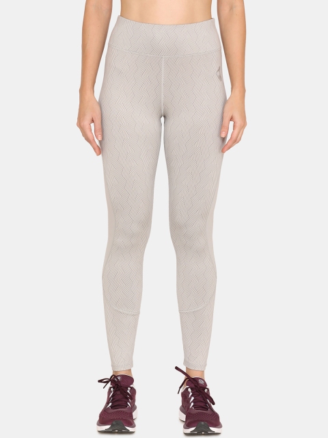 

Zelocity by Zivame Women Grey Solid Tights