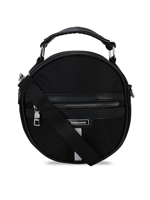 

Satchel Bags Black Solid Sling Bag