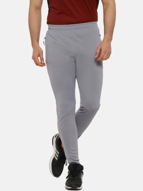 

Campus Sutra Men Grey Solid Track Pants