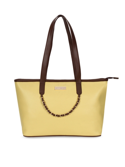 

Berrypeckers Lime Yellow & Brown Solid Shoulder Bag, Lime green