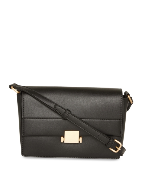 

ALDO Black Solid Sling Bag