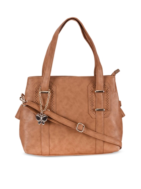 

Butterflies Mustard Solid Handheld Bag
