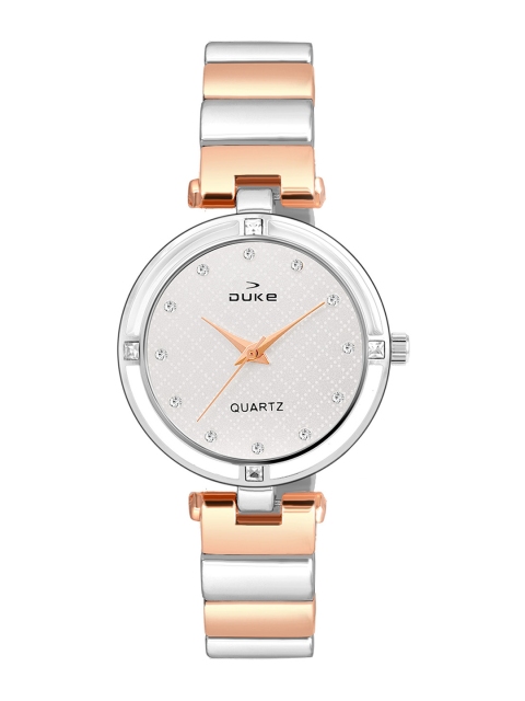 

Duke Women Silver-Toned Analogue Watch DK7016RW02C
