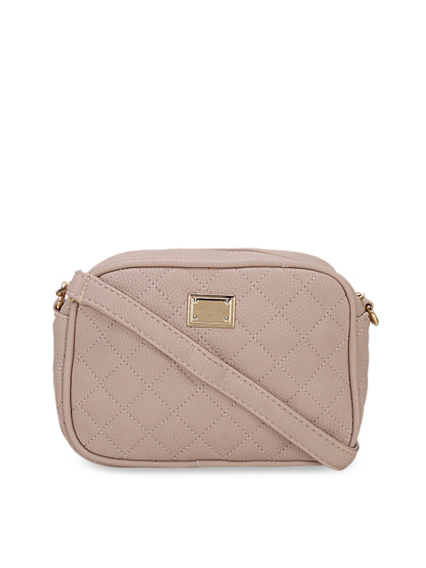 

Satchel Bags Pink Solid Sling Bag