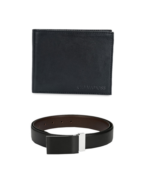 

Calvadoss Men Black Premium Accessory Gift Set